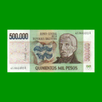 PESOS LEY 18.188 $500.000,00, BOT 2510, AÑO 1981, ESTADO SIN CIRCULAR .-