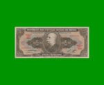 BILLETE DE BRASIL 5 CRUZEIROS, PICK 158d, AÑO 1958, ESTADO MUY BUENO+ .-