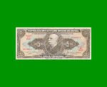 BILLETE DE BRASIL 5 CRUZEIROS, PICK 158c, AÑO 1956, ESTADO EXCELENTE- .-