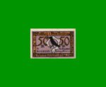 BILLETE DE ALEMANIA NOTGELD CIUDAD DE MERSEBURG 50 CENTAVOS, M. M. 884.1, ESTADO EXCELENTE.-