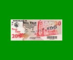 BONO MUNICIPALIDAD DE BELL VILLE $20,00, AÑO 2002/2003, ESTADO SIN CIRCULAR.-