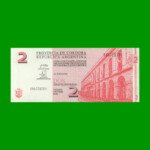 BONO DE CORDOBA $ 2,00, EC 281, AÑO 2001, SERIE AA, ESTADO SIN CIRCULAR.-