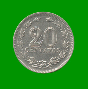 MONEDA DE ARGENTINA, M$N 2DA CIRCULACION, 0,20 CTVOS, AÑO 1925, ESTADO USADA.-