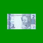 BILLETE DE BRASIL 2 REALES, PICK NEW, N° CAT 338, SERIE FG, AÑO 2018, ESTADO SIN CIRCULAR.-