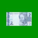 BILLETE DE BRASIL 2 REALES, PICK NEW, N° CAT 339, SERIE HI, AÑO 2020, ESTADO SIN CIRCULAR.-
