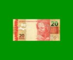BILLETE DE BRASIL 20 REALES, PICK 255b, N° CAT 352, SERIE DC, AÑO 2014, ESTADO SIN CIRCULAR.-
