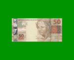 BILLETE DE BRASIL 50 REALES, PICK NEW, N° CAT 363, SERIE KI, AÑO 2020, ESTADO SIN CIRCULAR.-