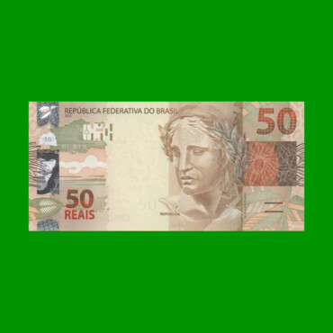 BILLETE DE BRASIL 50 REALES, PICK NEW, N° CAT 363, SERIE KI, AÑO 2020, ESTADO SIN CIRCULAR.-