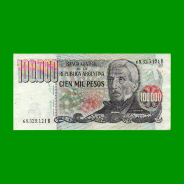 PESOS LEY 18.188 $100.000,00, BOT 2503, AÑO 1980, ESTADO EXCELENTE .-