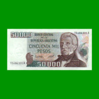 PESOS LEY 18.188 $50.000,00, BOT 2498, AÑO 1980, ESTADO SIN CIRCULAR .-