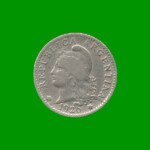 MONEDA DE ARGENTINA, M$N 2DA CIRCULACION, 0,05 CTVOS, AÑO 1926, ESTADO USADA.- - Imagen 2