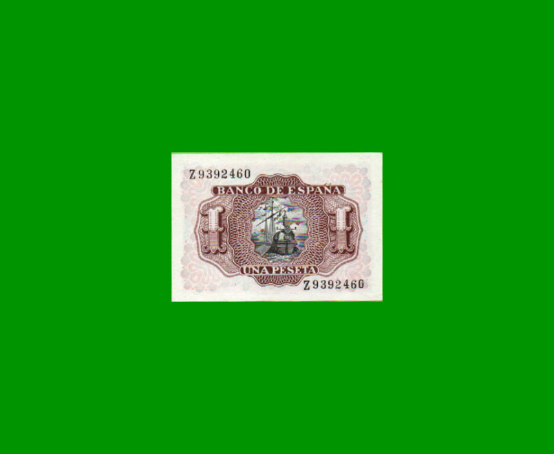 BILLETE DE ESPAÑA 1 PESETA, PICK 144, AÑO 1953, ESTADO SIN CIRCULAR.- - Imagen 2