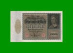 BILLETE DE ALEMANIA 10.000 MARCOS, PICK 70, AÑO 1922, ESTADO MUY BUENO+ .-