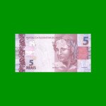 BILLETE DE BRASIL 5 REALES, PICK NEW, N° CAT NEW, SERIE KI, ESTADO SIN CIRCULAR.-