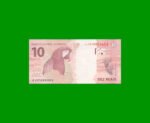 BILLETE DE BRASIL 10 REALES, PICK NEW, N° CAT 350, SERIE JJ, AÑO 2021, ESTADO SIN CIRCULAR.- - Imagen 2