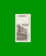 BILLETE DE ITALIA 1.000 LIRAS, PICK 109b, AÑO 1982, ESTADO EXCELENTE.- - - Imagen 2