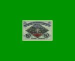 BILLETE DE ALEMANIA NOTGELD CIUDAD DE OBERHOF 10 CENTAVOS, M. M. 996.1, ESTADO SIN CIRCULAR.-