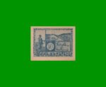 BILLETE DE AUSTRIA NOTGELD CIUDAD DE LOEPPING 10 HELLER, ESTADO EXCELENTE+ .-