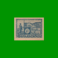 BILLETE DE AUSTRIA NOTGELD CIUDAD DE LOEPPING 10 HELLER, ESTADO EXCELENTE+ .-
