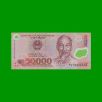 BILLETE DE VIETNAM 50.000 DONG, POLYMERO, PICK 121a, AÑO 2003, ESTADO SIN CIRCULAR.-