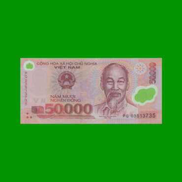 BILLETE DE VIETNAM 50.000 DONG, POLYMERO, PICK 121a, AÑO 2003, ESTADO SIN CIRCULAR.-