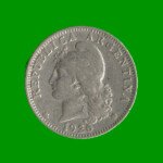 MONEDA DE ARGENTINA, M$N 2DA CIRCULACION, 0,20 CTVOS, AÑO 1926, ESTADO USADA.- - Imagen 2