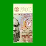 BILLETE DE ISLAS PERECER 500 CORALES, POLYMERO FANTASIA, AÑO 2015, ESTADO SIN CIRCULAR.-