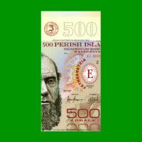 BILLETE DE ISLAS PERECER 500 CORALES, POLYMERO FANTASIA, AÑO 2015, ESTADO SIN CIRCULAR.-