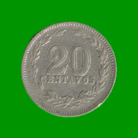 MONEDA DE ARGENTINA, M$N 2DA CIRCULACION, 0,20 CTVOS, AÑO 1926, ESTADO USADA.-