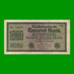 BILLETE DE ALEMANIA 1.000 MARCOS, PICK 76e, AÑO 1922, ESTADO MUY BUENO- .-