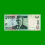BILLETE DE INDONESIA 20.000 RUPIAS, PICK 151f, AÑO 2016, ESTADO MUY BUENO.-