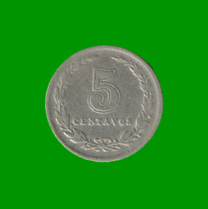 MONEDA DE ARGENTINA, M$N 2DA CIRCULACION, 0,05 CTVOS, AÑO 1927, ESTADO USADA.-