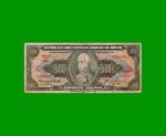 BILLETE DE BRASIL 500 CRUZEIROS, PICK 164d, AÑO 1960, ESTADO BUENO+ .-