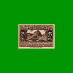 BILLETE DE ALEMANIA NOTGELD CIUDAD DE OEYNHAUSEN 25 CENTAVOS, M. M. 1009.1, ESTADO SIN CIRCULAR.-