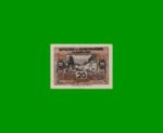 BILLETE DE AUSTRIA NOTGELD CIUDAD DE SAALFELDEN (SALZBURG) 20 HELLER, ESTADO EXCELENTE+ .-