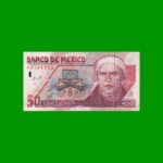 BILLETE DE MEXICO $ 50,00 PICK 112, AÑO 2000, ESTADO BUENO+ .-
