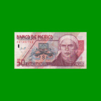 BILLETE DE MEXICO $ 50,00 PICK 112, AÑO 2000, ESTADO BUENO+ .-