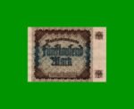 BILLETE DE ALEMANIA 5.000 MARCOS, PICK 81a, AÑO 1922, ESTADO EXCELENTE.- - Imagen 2