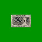 BILLETE DE AUSTRIA NOTGELD CIUDAD DE STOLZENAU/ WESER HANNOVER 50 HELLER, ESTADO SIN CIRCULAR.-