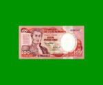 BILLETE DE COLOMBIA $ 100,00, PICK 426b, AÑO 1986, ESTADO SIN CIRCULAR.-