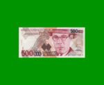 BILLETE DE BRASIL 500.000 CRUZEIROS, PICK 236c, AÑO 1993, ESTADO SIN CIRCULAR.-