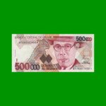 BILLETE DE BRASIL 500.000 CRUZEIROS, PICK 236c, AÑO 1993, ESTADO SIN CIRCULAR.-