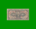 BILLETE DE BRASIL 10 MIL RIES, PICK 115, AÑO 1923, ESTADO BUENO.-