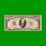 BILLETE DE EEUU 10 DOLARES, COLECCION ANTIL, PUBLICITARIO FANTASIA, ESTADO BUENO+ .-