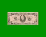 BILLETE DE EEUU 20 DOLARES, COLECCION ANTIL, PUBLICITARIO FANTASIA, ESTADO BUENO.-