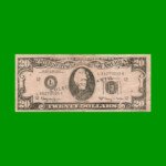 BILLETE DE EEUU 20 DOLARES, COLECCION ANTIL, PUBLICITARIO FANTASIA, ESTADO BUENO.-