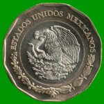 MONEDA DE MEXICO 20 PESOS, BIMETALICA, "500 AÑOS DE FUNDACION", AÑO 2019, ESTADO NUEVA.- - Imagen 2