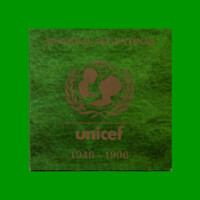 BLISTER SET (2) MONEDAS ARGENTINAS, CONMEMORATIVA 50 ANIVERSARIO UNICEF, AÑO 1996, ESTADO NUEVO.-