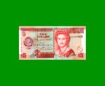 BILLETE DE BELICE 5 DOLARES, PICK 67c, ESTADO SIN CIRCULAR.-
