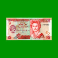 BILLETE DE BELICE 5 DOLARES, PICK 67c, ESTADO SIN CIRCULAR.-